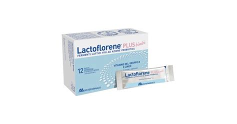 Lactoflorene Plus Bimbi Fermenti Lattici Per Bambini 12 Buste Monodose