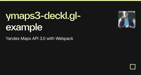 Ymaps3 Deckl Gl Example Codesandbox