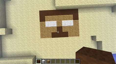 Herobrines Head Minecraft Map