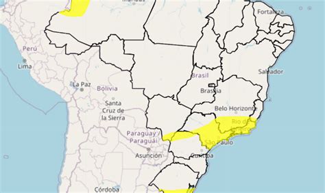 CLIMA ALERTA AMARELO DE CHUVAS INTENSAS Veja Recomendações da Defesa