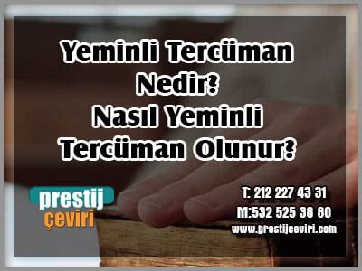 Yeminli Terc Man Nedir Nas L Yeminli Terc Man Olunur Yemin Ka E Rne I