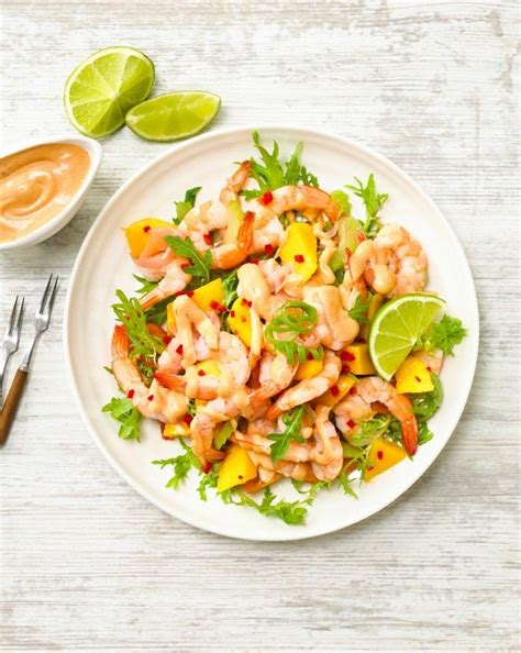 Mango Prawn Salad Myfoodbook With De Costi Seafoods Recipe Prawn