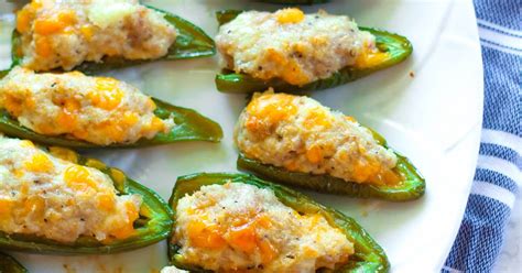 Cheddar Cheese Stuffed Jalapenos Recipes | Yummly