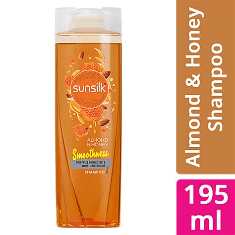 Buy Sunsilk Smoothness Hair Shampoo Almond And Honey For Frizz Protected And Moisturized Hair