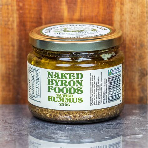 Naked Byron Foods Zaatar Hummus G Chiller The Green Pantry