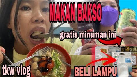 Makan Bakso Di Rumah Makan Indonesia Di Taiwan ‼️lanjut Beli Lampu Tkw