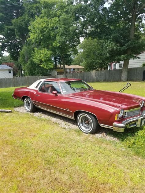 Chevrolet Monte Carlo Red Rwd Automatic Landau Classic Chevrolet