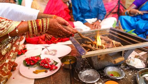 Wedding day rituals of a Tamil marriage