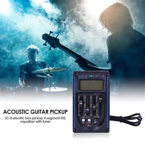 Ready Lc Band Acoustic Guitar Pickup Preamp Eq Lcd Tuner System