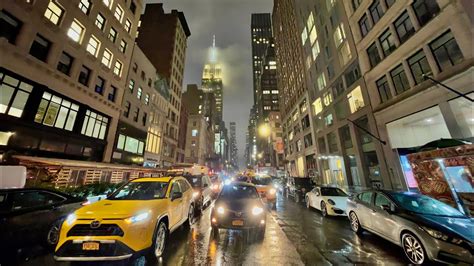 Live From Nyc September Rain Walk In Midtown Manhattan