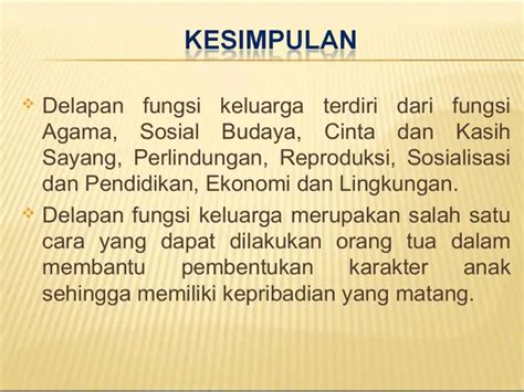 Penanaman Dan Penerapan Nilai Nilai Moral Melalui Fungsi Keluarga Ppt