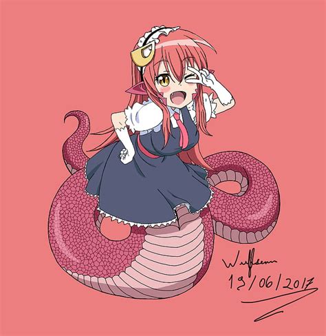 Hd Wallpaper Monster Musume No Iru Nichijou Kobayashi San Chi No Maid