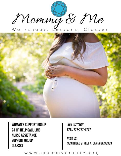 Pregnancy Flyer Template Postermywall