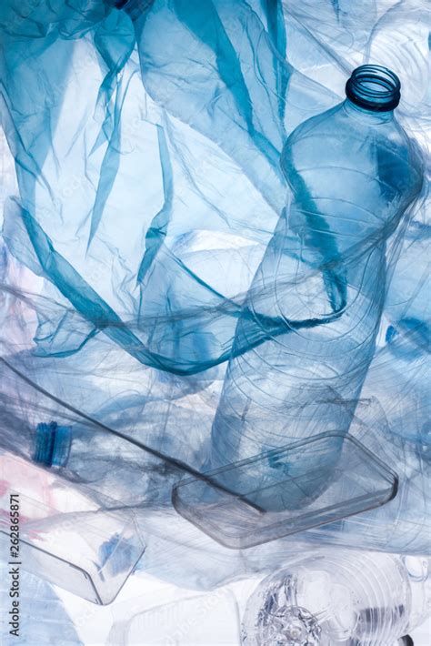 Concept about plastic pollution Stock Photo | Adobe Stock