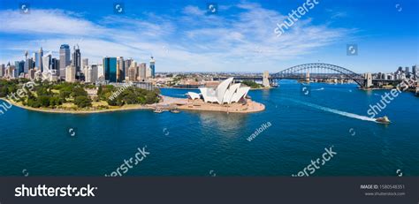 Aerial View Sydney Australia Drone Shot Stock Photo 1580548351