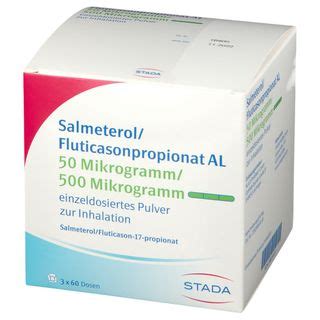 Salmeterol Fluticasonpropionat Al G G Stada X St Mit Dem E