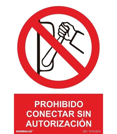 Señal que indica Prohibido El Paso texto y pictograma SEKURECO skrc