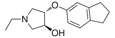 3S 4S 4 2 3 Dihydro 1H Inden 5 Yloxy 1 Ethyl 3 Pyrrolidinol