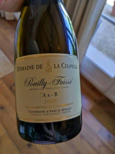 Catherine Et Pascal Rollet Domaine De La Chapelle Pouilly Fuiss Ax