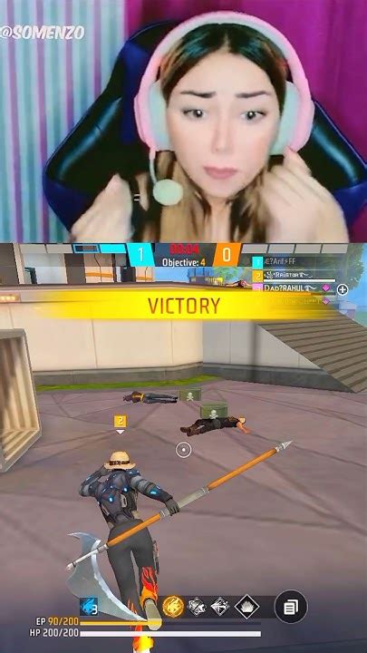 1 Vs 4 Clutch 🤯 Girl Youtuber Live Reaction 😂 Ffmax Viral 1vs4