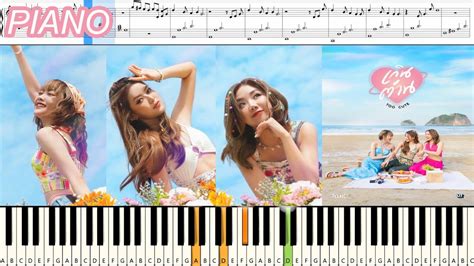 PiXXiE เกนตาน Too Cute Piano Cover Tutorial MUSIC SHEET