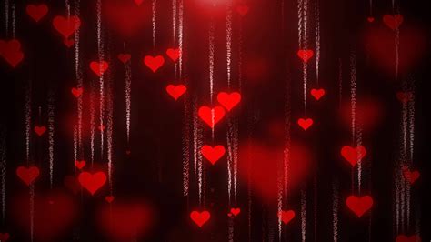 Red Love Background Stock Video Footage for Free Download