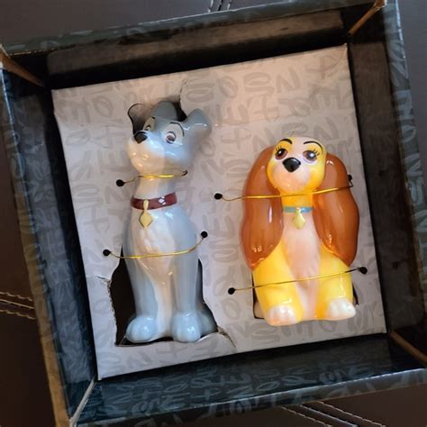 Disney Kitchen Disneys Lady And The Tramp Salt And Pepper Shakers