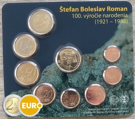 Slowakije Euro Set Bu Fdc Stefan Boleslav Roman Euronotes Be