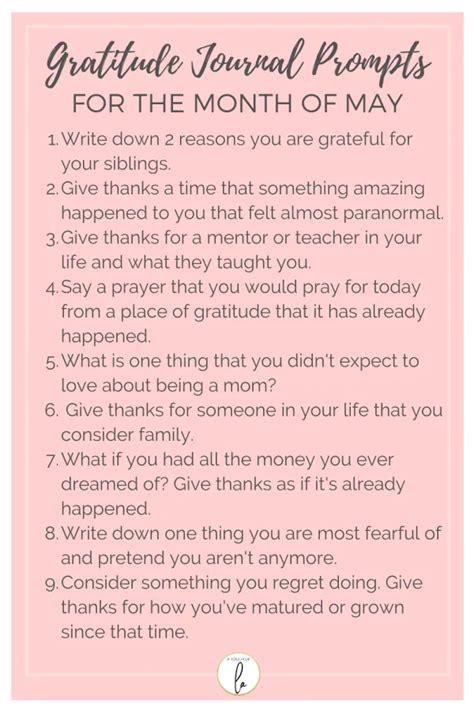 30 Days Of Gratitude Journal Prompts To Boost Happiness Printable Artofit