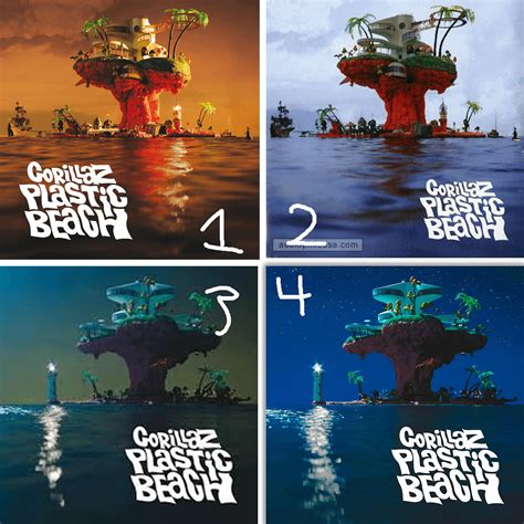 Gorillaz Plastic Beach Album Cover