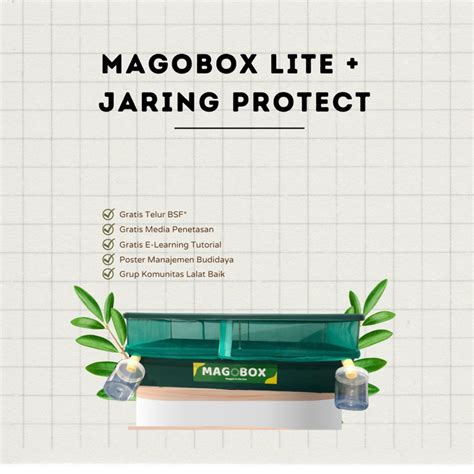 Jual Magobox Lite Maggot In The Box Paket Lengkap Budidaya Maggot Di