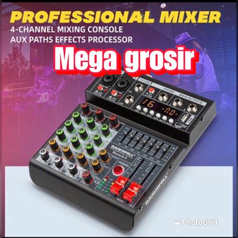 Jual Mixer Audio Wisdom M Live Mixer Chanenel Soundcard Original