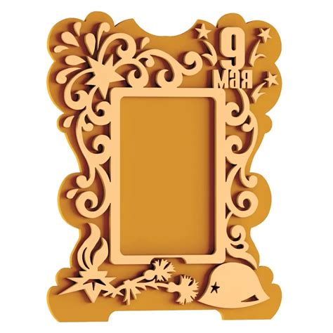 Mirror Frame Design Dxf File Free Laser Cut File