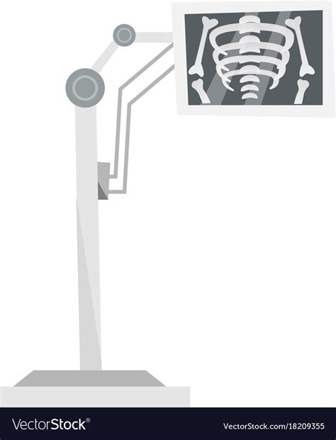 Medical X Ray Machine Cartoon Royalty Free Vector Image