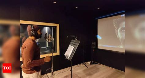 Arun Vijay starts dubbing for 'Mission Chapter 1' | Tamil Movie News ...