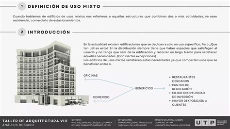 UTP Taller Arquitectónico 8 G2 Análisis de casos referentes PPT