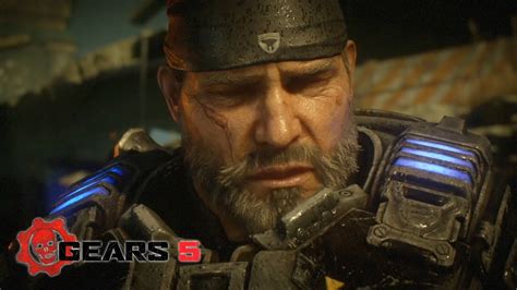 Marcus Fenix Finds Out That His Son Jd Is Dead Gears 5 Story Cutscene