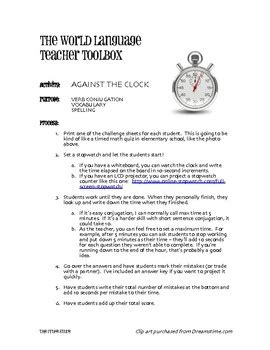 Advanced Spanish Grammar Against The Clock By The Profe Store Llc