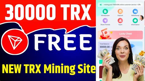 Earn Free Trx Without Investment Free Trx Mining Trx Mining Site