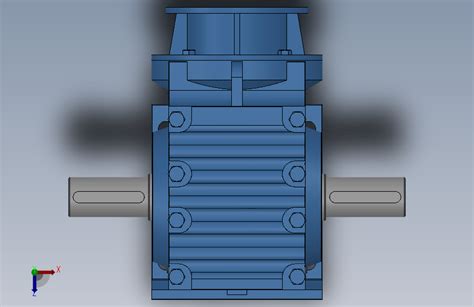 S97zp蜗轮蜗杆减速机s97 2016 M1 A P132 1solidworks 2010模型图纸下载 懒石网