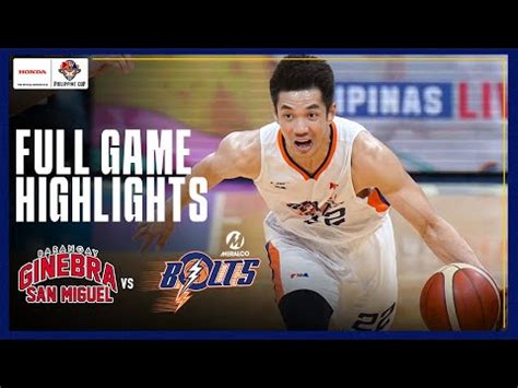 Brgy Ginebra Vs Meralco Full Game Highlights Pba Season