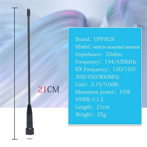 Oppxun 669C SMA-M Mannelijke Flexibele Vhf/Uhf Dua... – Vicedeal