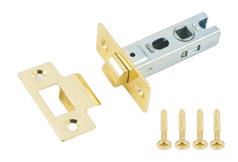 Smith And Locke Brass Tubular Mortice Latch 64mm Case 45mm Backset Screwfix