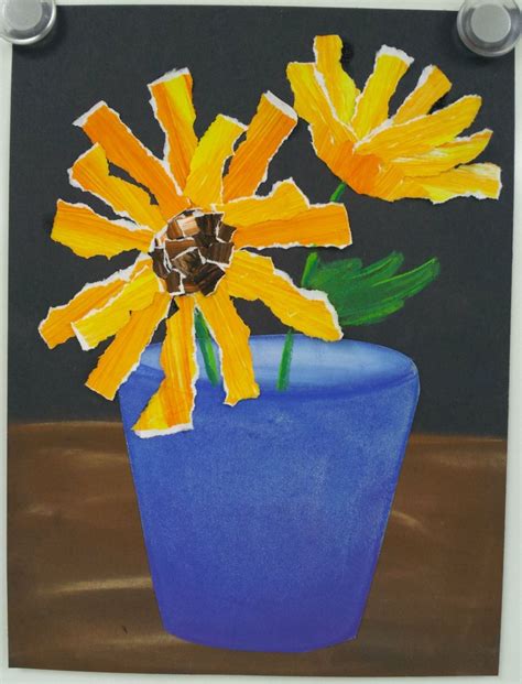 Van Gogh Sunflowers (2nd) - Art with Mrs. Nguyen