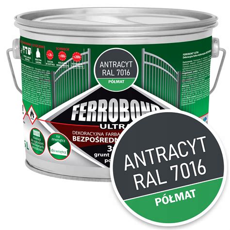 Farba Do Metalu Eliwa Na Rdz Antracyt P Mat Ral L Ferrobond