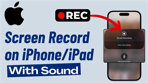 How To Screen Record On ANY IPhone IPad WITH SOUND YouTube