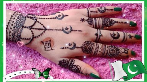 Independence Day Mehndi Design Henna Design For 14 August 2022 Youtube