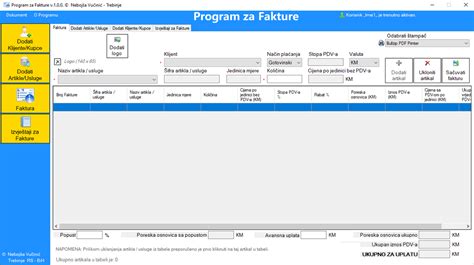 Program Za Fakture