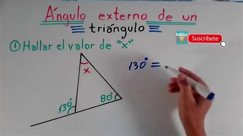 Cómo calcular los ángulos exteriores de un triángulo