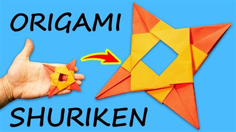 Jak zrobić Shuriken z Papieru Origami Gwiazdka Ninja Shuriken YouTube